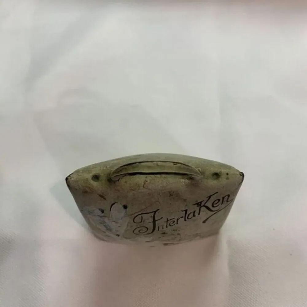 Vintage‎ Interlaken Swiss Cow Or Goat Bell Metal 3